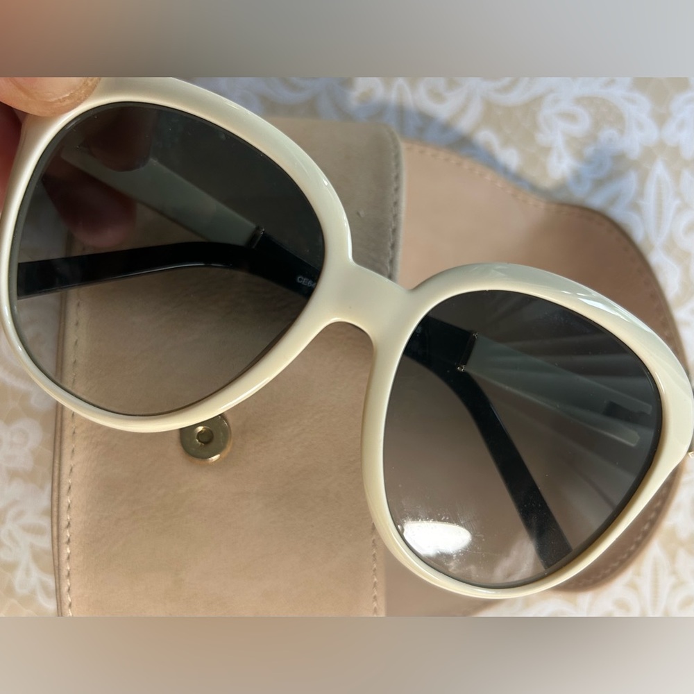 Chloe Cream Sunglasses